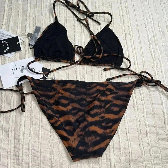 The upside SZ L Animal Print two piece bikini - Picture 7 of 10